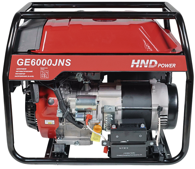 Бензиновый генератор HND GE 6000 JNS фото#3