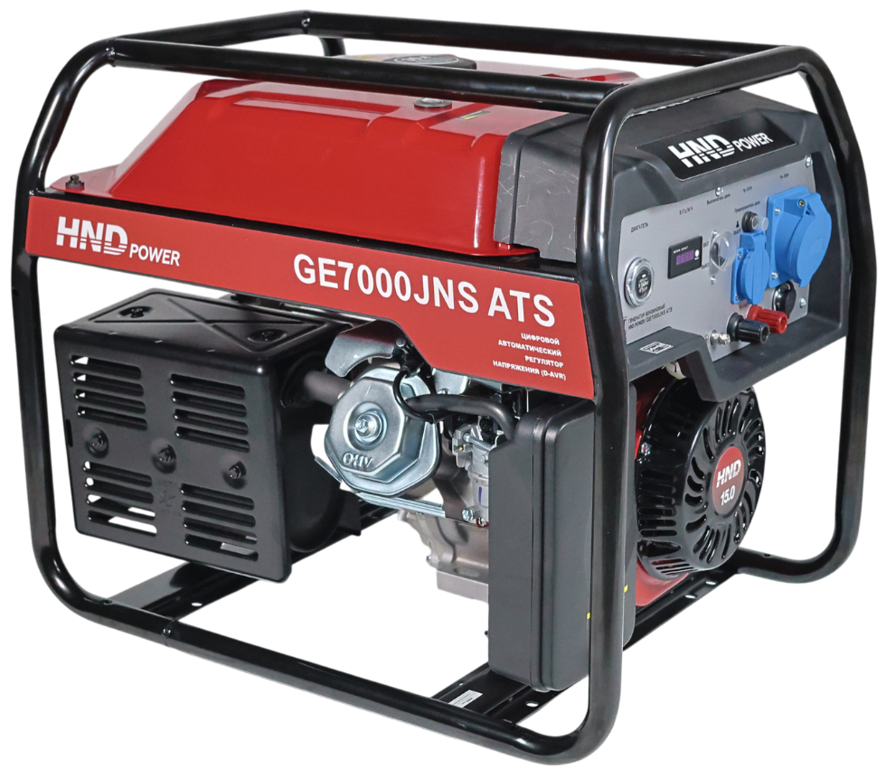 Бензиновый генератор HND GE 7000 JNS ATS фото#2