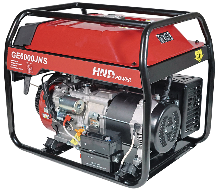 Бензиновый генератор HND GE 6000 JNS фото#4