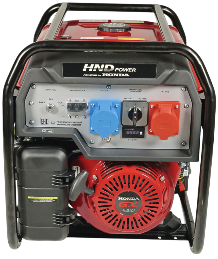 Бензиновый генератор HND GE 8000 XNST фото#2