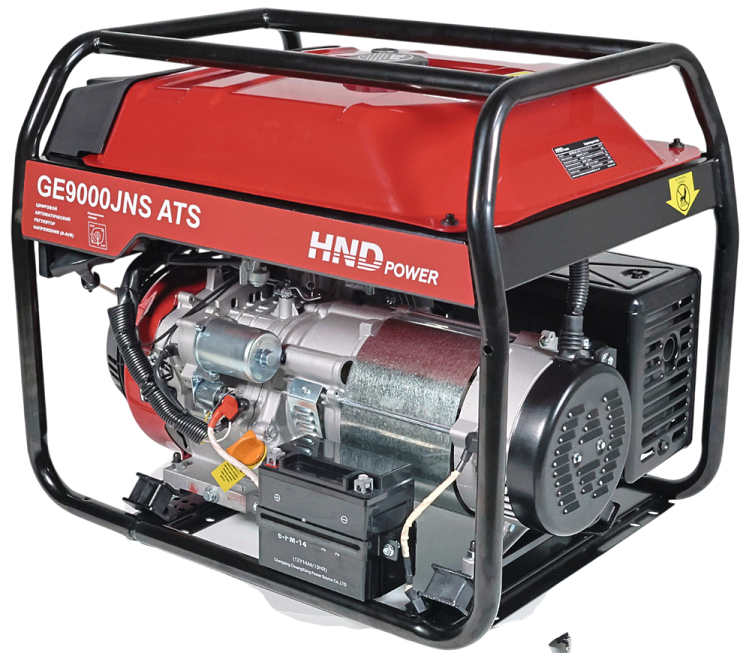 Бензиновый генератор HND GE 9000 JNS ATS фото#5