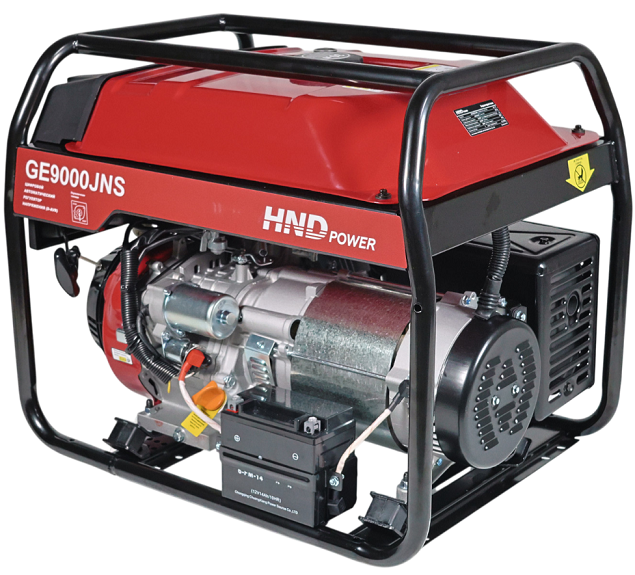 Бензиновый генератор HND GE 9000 JNS фото#5