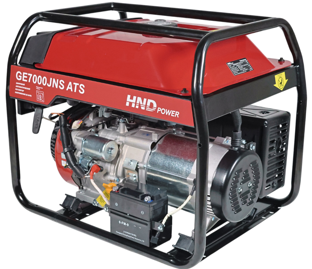 Бензиновый генератор HND GE 7000 JNS ATS фото#5