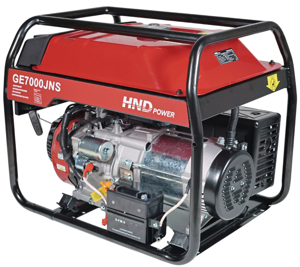Бензиновый генератор HND GE 7000 JNS фото#6
