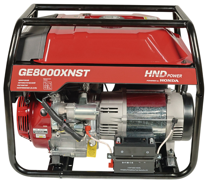 Бензиновый генератор HND GE 8000 XNST фото#5