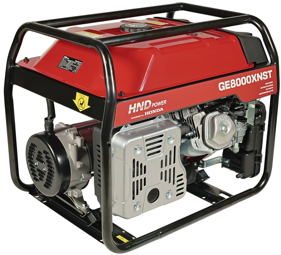 Бензиновый генератор HND GE 8000 XNST фото#7