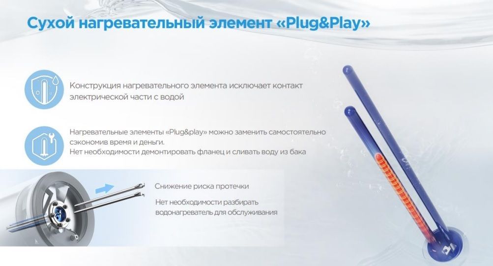 Электрический накопительный водонагреватель Midea MWH80-20SQD-OCEAN фото#4