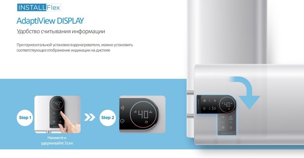 Электрический накопительный водонагреватель Midea MWH80-20SQD-OCEAN фото#7