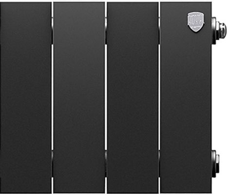 Биметаллический радиатор Royal Thermo PianoForte 200 Чёрный- 14 секц. фото#3