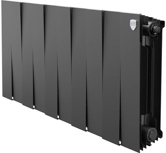 Биметаллический радиатор Royal Thermo PianoForte 300 Чёрный - 10 секц.