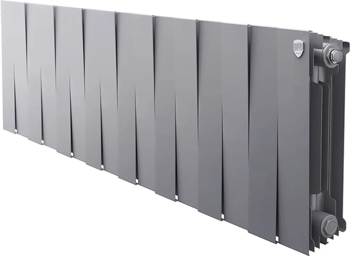 Биметаллический радиатор Royal Thermo PianoForte 300 Серебристый - 16 секц.