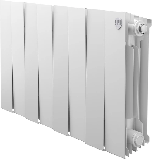 Биметаллический радиатор Royal Thermo PianoForte 300 Белый - 8 секц.