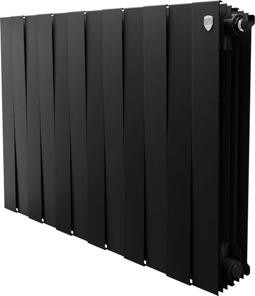 Биметаллический радиатор Royal Thermo PianoForte 500 Чёрный - 12 секц.