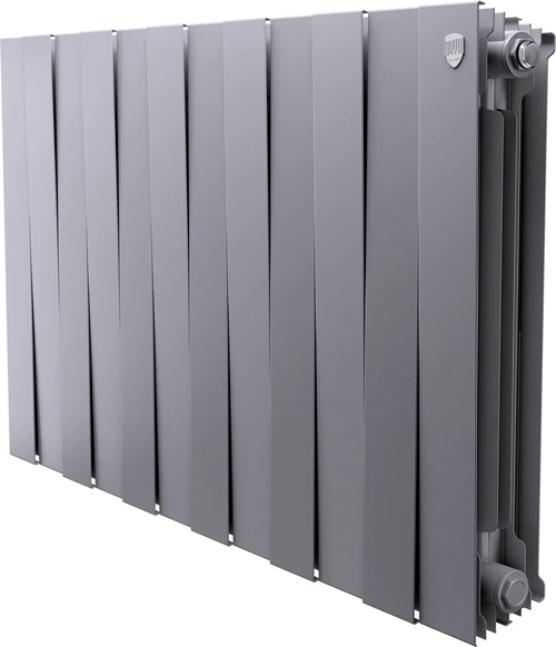 Биметаллический радиатор Royal Thermo PianoForte 500 Серебристый - 12 секц.