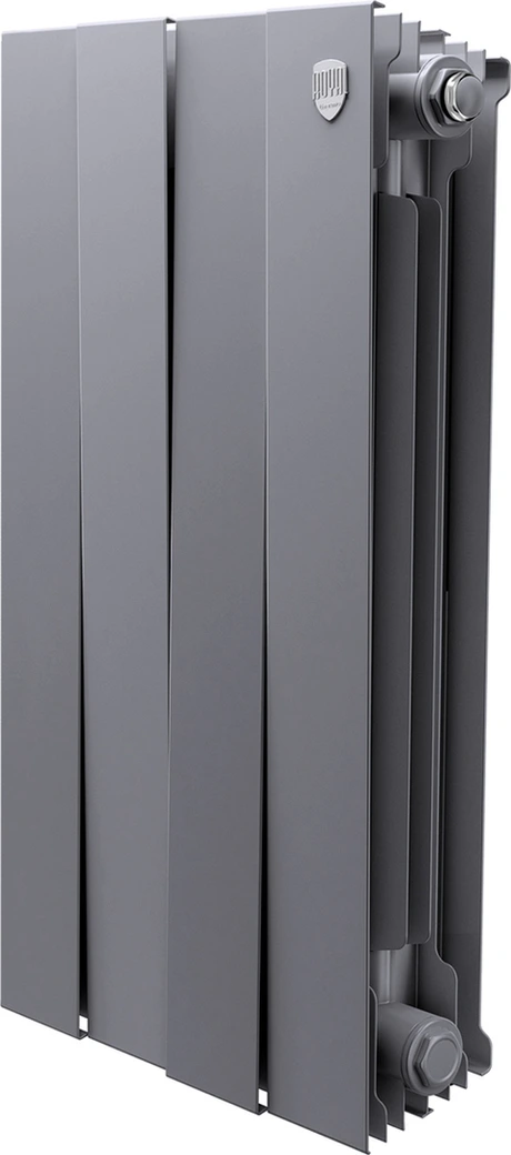 Биметаллический радиатор Royal Thermo PianoForte 500 Серебристый - 4 секц.