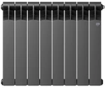 Биметаллический радиатор Royal Thermo Revolution Bimetall 500 2.0/Noir Sable – 8 секц.