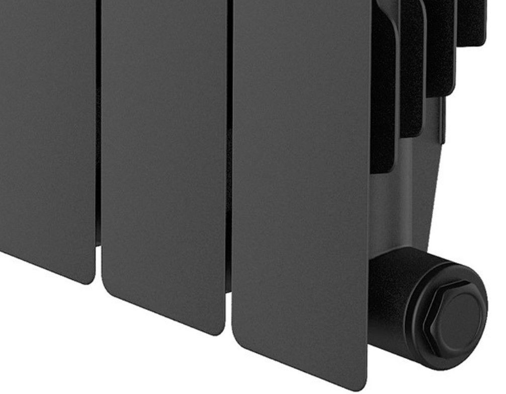 Биметаллический радиатор Royal Thermo Revolution Bimetall 500 2.0/Noir Sable – 8 секц. фото#4