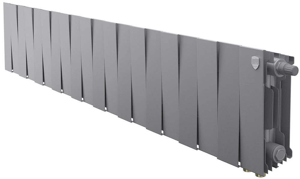 Биметаллический радиатор Royal Thermo PianoForte 200 Серебристый VR80- 20 секц.