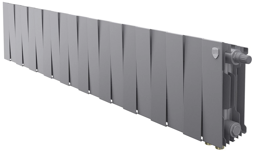 Биметаллический радиатор Royal Thermo PianoForte 200 Серебристый VR80- 20 секц.