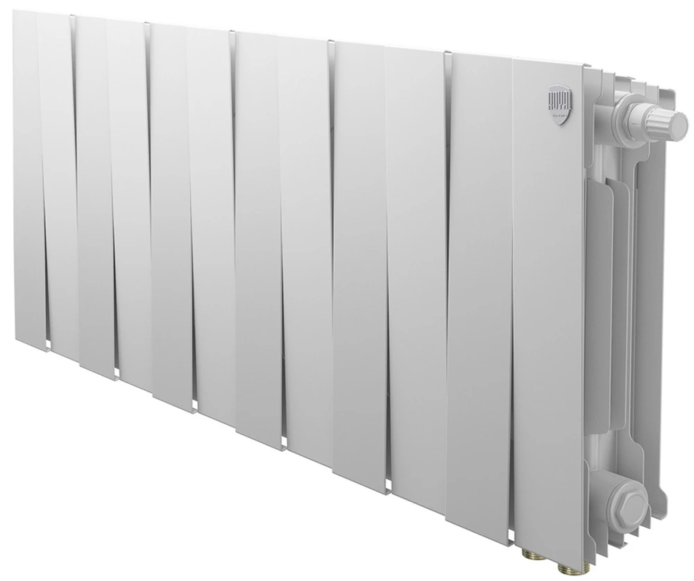 Биметаллический радиатор Royal Thermo PianoForte 300 Белый VR80 - 12 секц.
