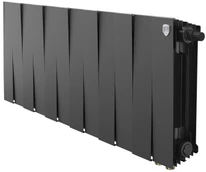 Биметаллический радиатор Royal Thermo PianoForte 300 Чёрный VR80 - 12 секц.
