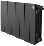 Биметаллический радиатор Royal Thermo PianoForte 300 Чёрный VR80 - 8 секц.