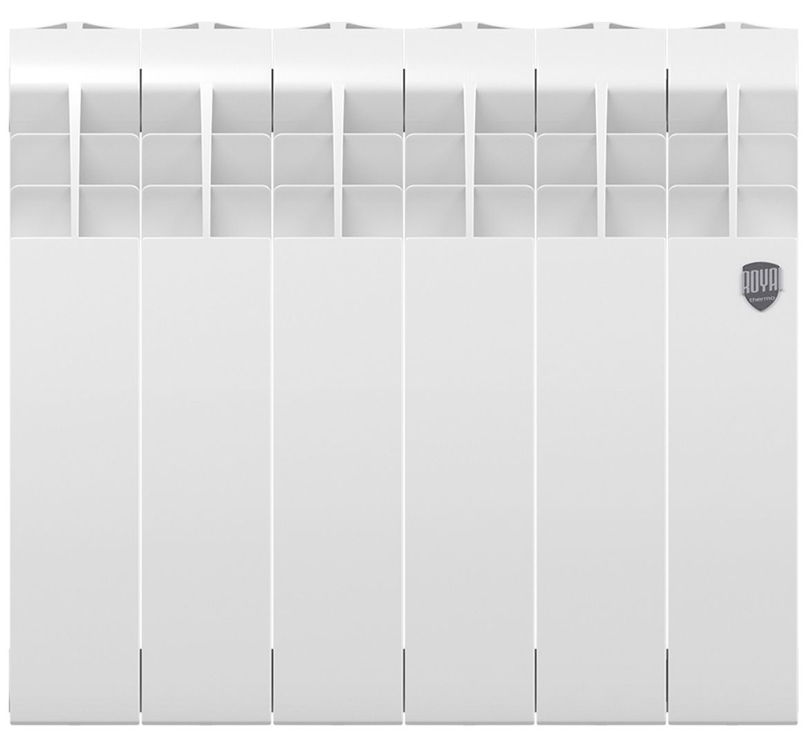 Биметаллический радиатор Royal Thermo BILINER B 350 Белый - 6 секц. фото#2