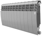 Биметаллический радиатор Royal Thermo BILINER B 350 Серебристый - 12 секц.
