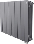 Биметаллический радиатор Royal Thermo PianoForte 500 Серебристый VR80 - 12 секц.