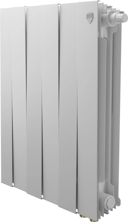 Биметаллический радиатор Royal Thermo PianoForte 500 Белый VR80 - 6 секц.