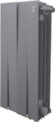 Биметаллический радиатор Royal Thermo PianoForte 500 Серебристый VR80 - 4 секц.