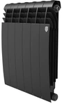 Биметаллический радиатор Royal Thermo BILINER B 500 Чёрный - 6 секц.