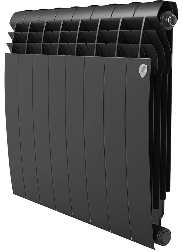 Биметаллический радиатор Royal Thermo BILINER B 500 Чёрный - 8 секц.