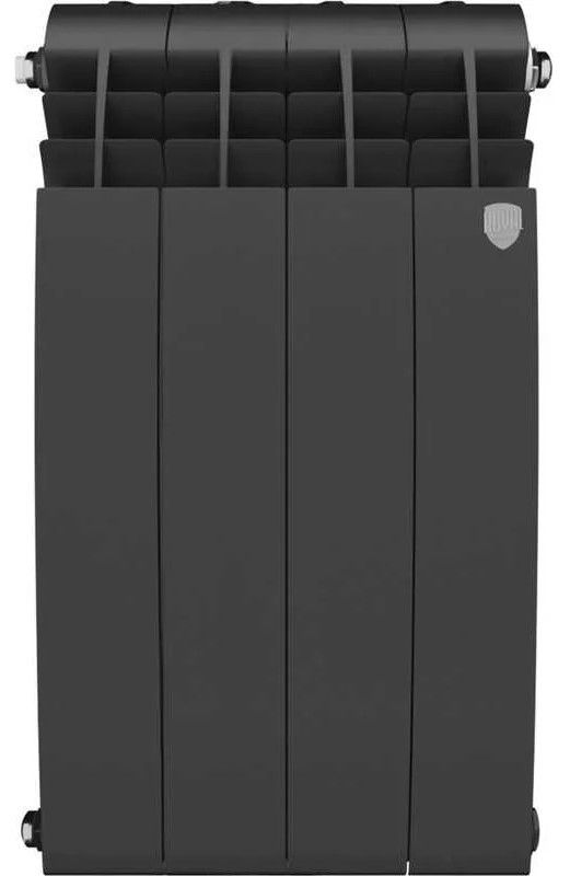 Биметаллический радиатор Royal Thermo BILINER B 500 Чёрный - 4 секц. фото#2