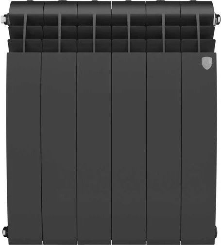 Биметаллический радиатор Royal Thermo BILINER B 500 Чёрный - 6 секц. фото#2