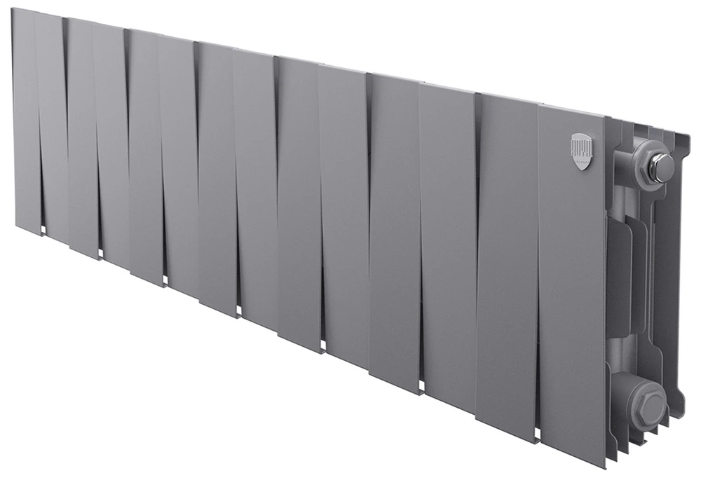 Биметаллический радиатор Royal Thermo PianoForte 200 Серебристый - 14 секц.