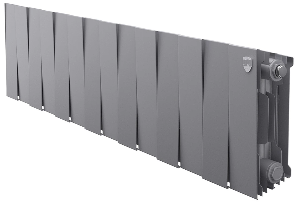 Биметаллический радиатор Royal Thermo PianoForte 200 Серебристый - 14 секц.