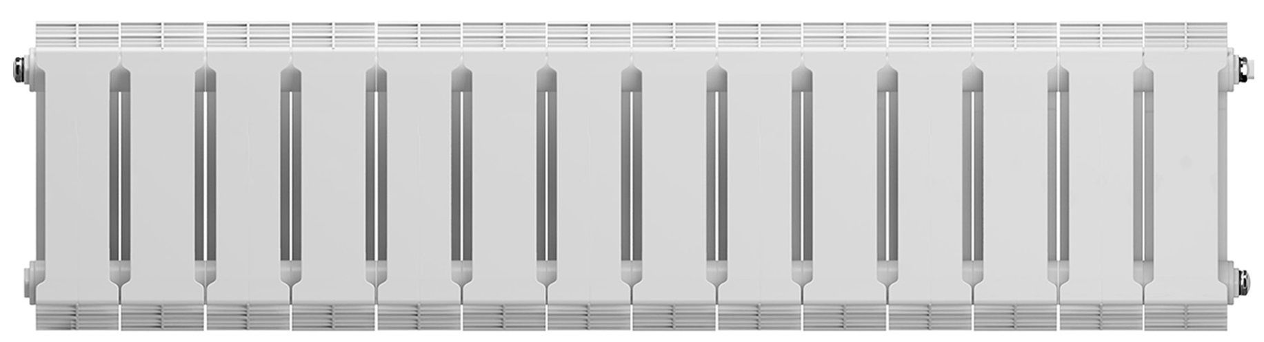 Биметаллический радиатор Royal Thermo PianoForte 200 Белый - 14 секц. фото#7