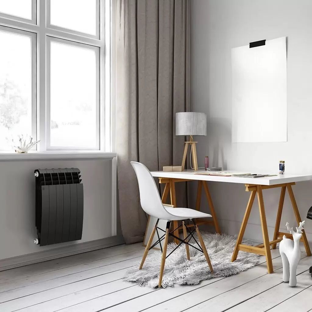 Биметаллический радиатор Royal Thermo BILINER B 500 Чёрный - 4 секц. фото#13