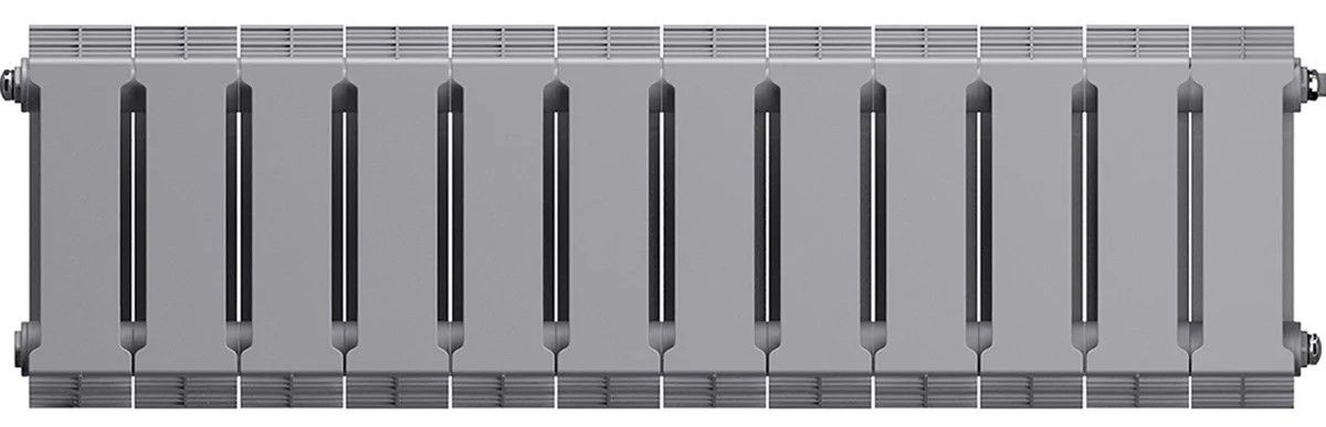 Биметаллический радиатор Royal Thermo PianoForte 200 Серебристый - 12 секц. фото#7