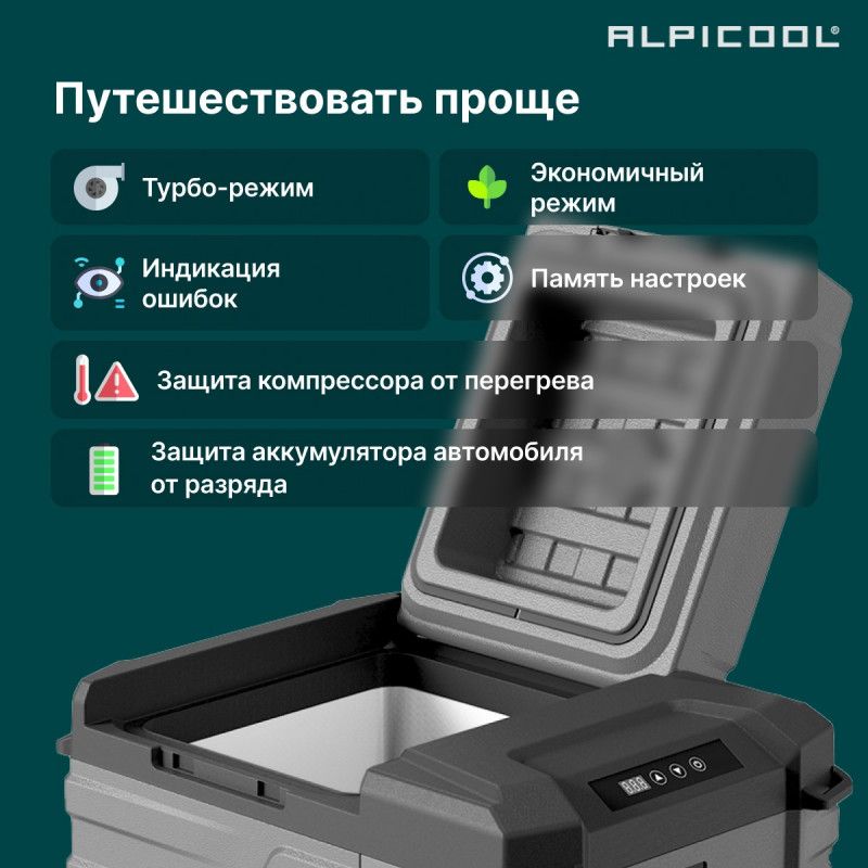 Компрессорный автохолодильник Alpicool NL12 (12/24) фото#5