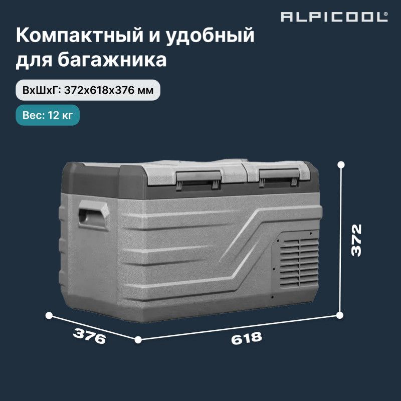 Компрессорный автохолодильник Alpicool NLD35 (12/24) фото#6