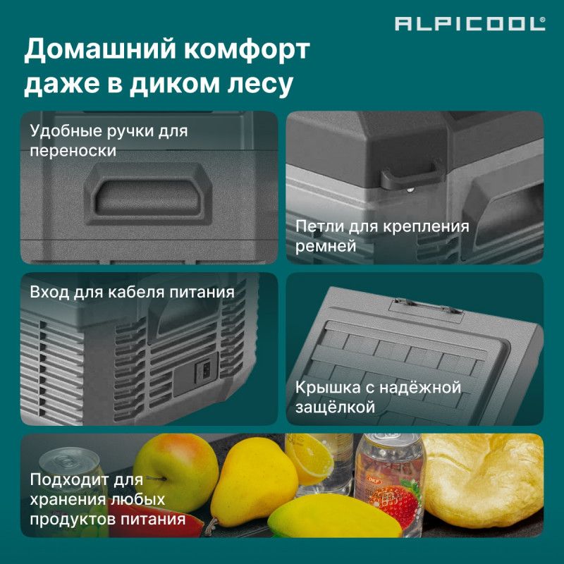 Компрессорный автохолодильник Alpicool NL15 (12/24) фото#9
