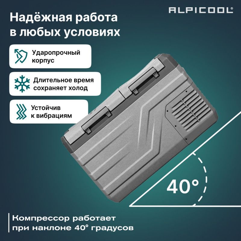 Компрессорный автохолодильник Alpicool NLD35 (12/24) фото#18