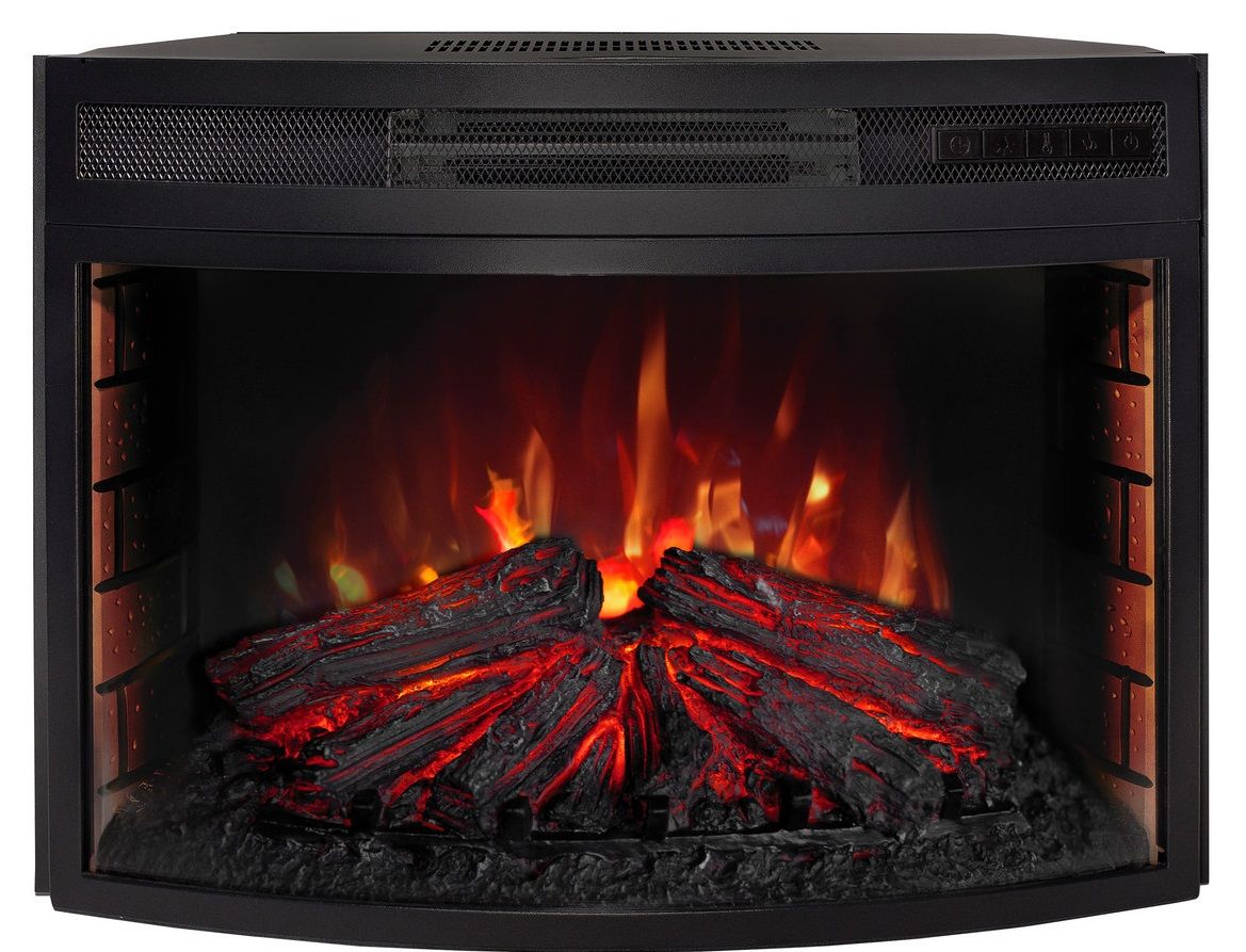 Электрокамин с широким очагом 2D Real-Flame ATHENA STD/25,5 WT-F612 с очагом FIREFIELD 25 фото#2