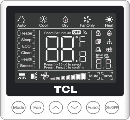 Кассетный кондиционер TCL TCC-36CHRH/DVI(05)/TCC-36HH/DVO(05)/MBQR-LCFC фото#2