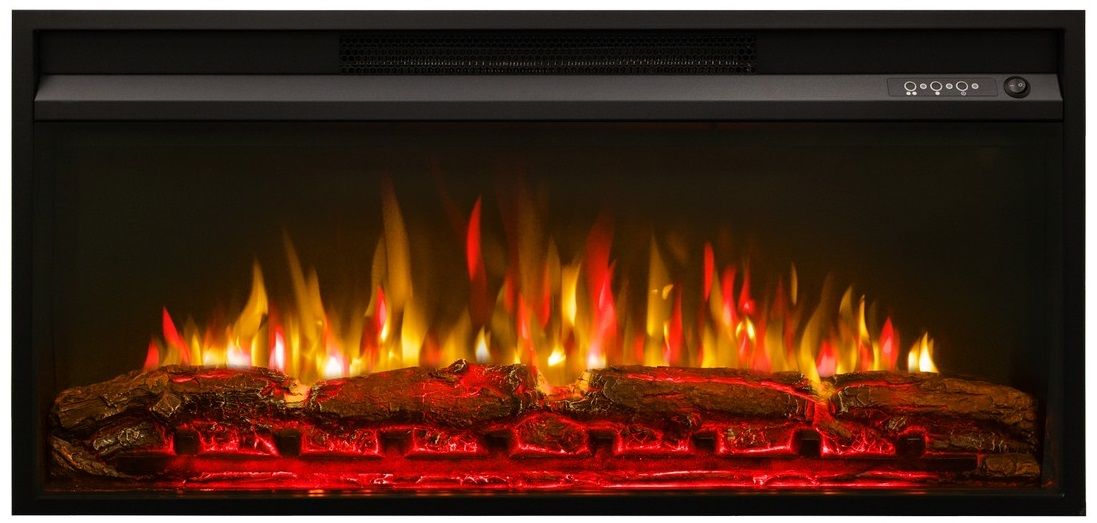 Линейный электрокамин Real-Flame MARCO PRM36 BG-P615 с очагом PREMIER 36 фото#2