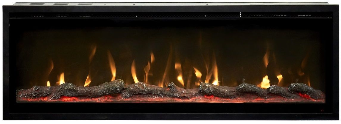 Линейный электрокамин Real-Flame ONTARIO J52/JF52/PRM50/SF50/E50 WT-P511 с очагом SAFITA 50 фото#2