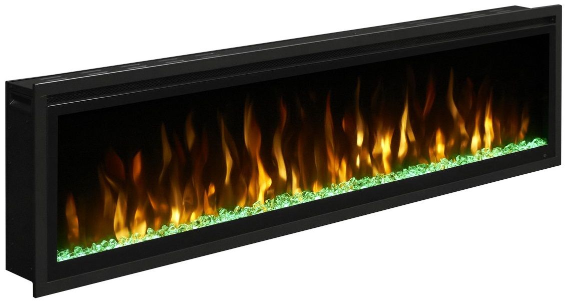 Линейный электрокамин Real-Flame SEATTLE J62/SF60 GR-P718 с очагом SAFITA 60 фото#8