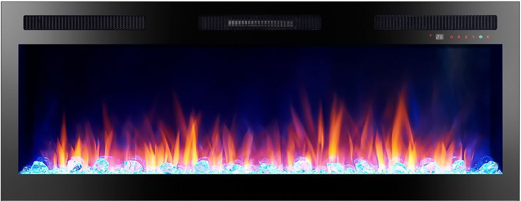 Линейный электрокамин Real-Flame KELLIE J52/PRM50/SF50/E50 WT-F715 с очагом EMERALD 50 фото#3